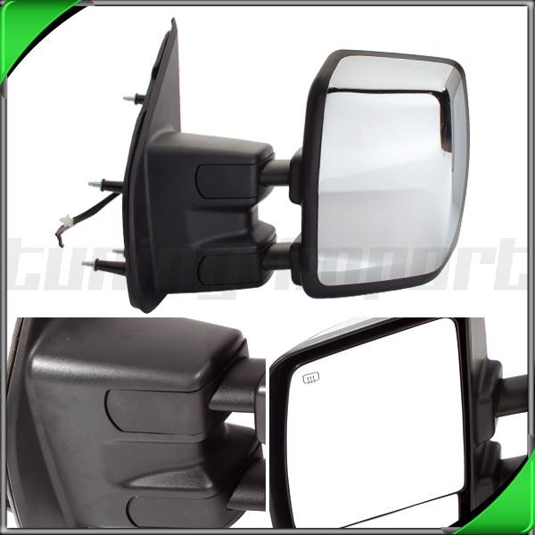 12 13 nissan nv 2500 3500 heavy duty left side mirror power heated towing pkg lh