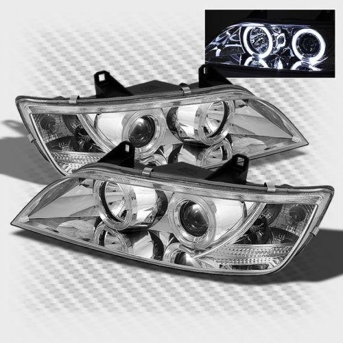 1996-2002 bmw z3 angle eyes twin halo projector headlights head lights lamp pair