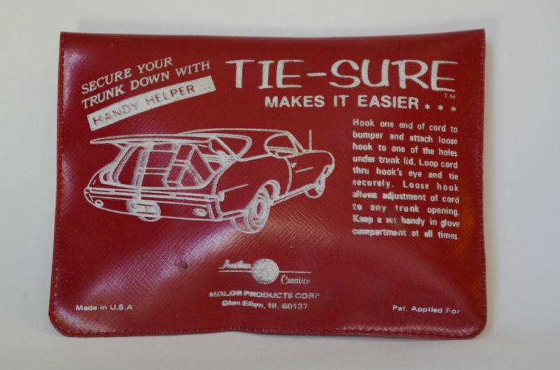 Vintage tie-sure with 1968 oldsmobile cutlass 442 on package