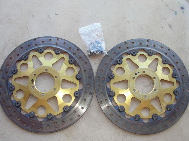 Ducati 320mm full floating cast iron brembo brake rotors 916 748 996 m900 900ss