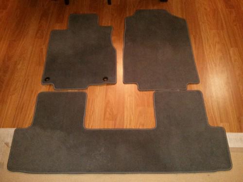 2012 2013 2014 12 13 14 honda crv cr-v gray carpet floor mats oem factory set 