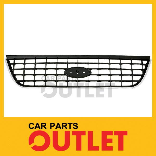 2002-2005 ford explorer chrome/dk gray grille xlt sport