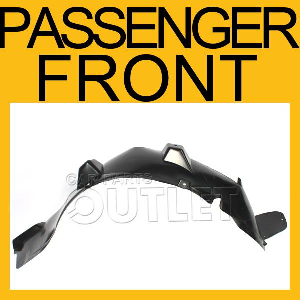 05-09 chevy equinox front fender liner splash shield right r/h passenger side