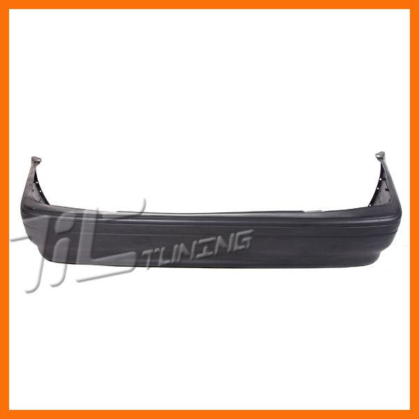 88-92 mazda 626 lx sedan rear bumper cover new ma1100129 primered black plastic