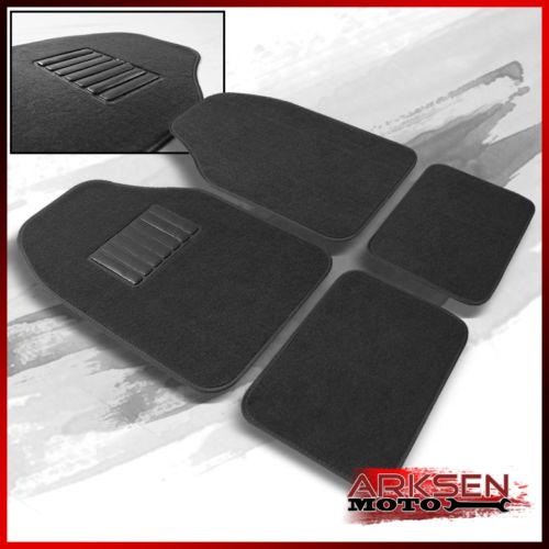 Universal fit floor mats 25.5"x17.25"+16.5"x11.5" brand new set black