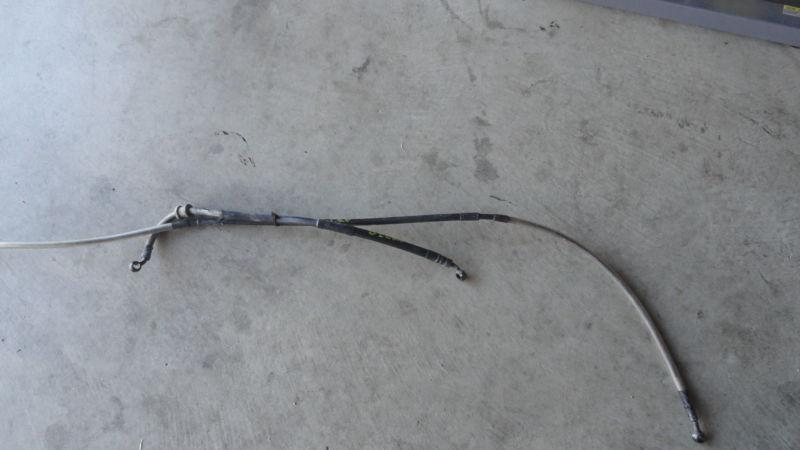 2002 02 crf450 crf 450f 450 f front and rear brake line cable break