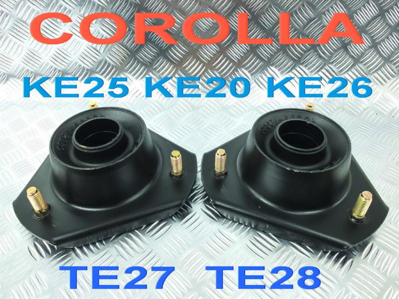 Strut mount insulator front  pair toyota corolla te27 ke25 ke20 ke26 te28