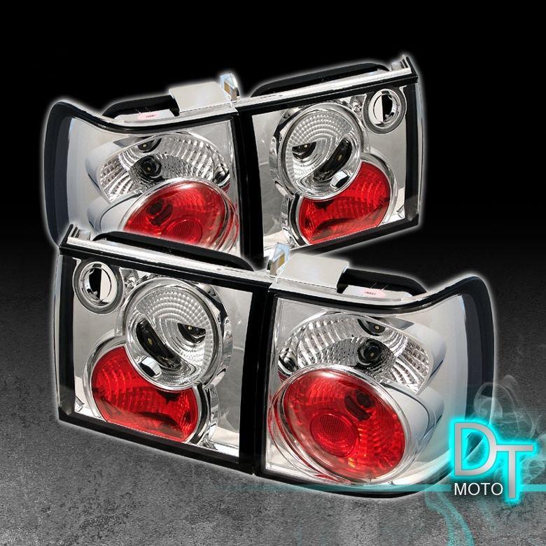 93-96 vw passat b4 4dr chrome altezza rear tail brake lights lamps left+right