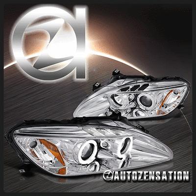 00-03 honda s2000 ap1 chrome halo led drl projector headlights