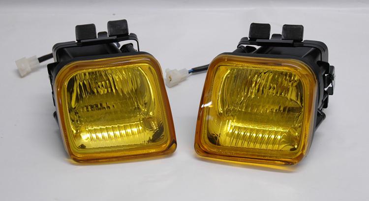 Honda civic 96-98 2/3/4dr jdm front fog lights - yellow amber