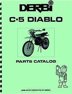 Derbi c-5 diablo parts manual