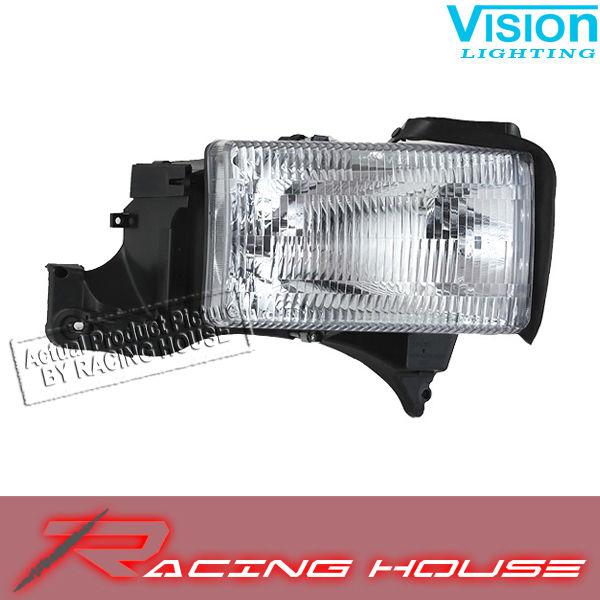 Right passenger side headlight kit unit replacement 1994-2001 dodge ram