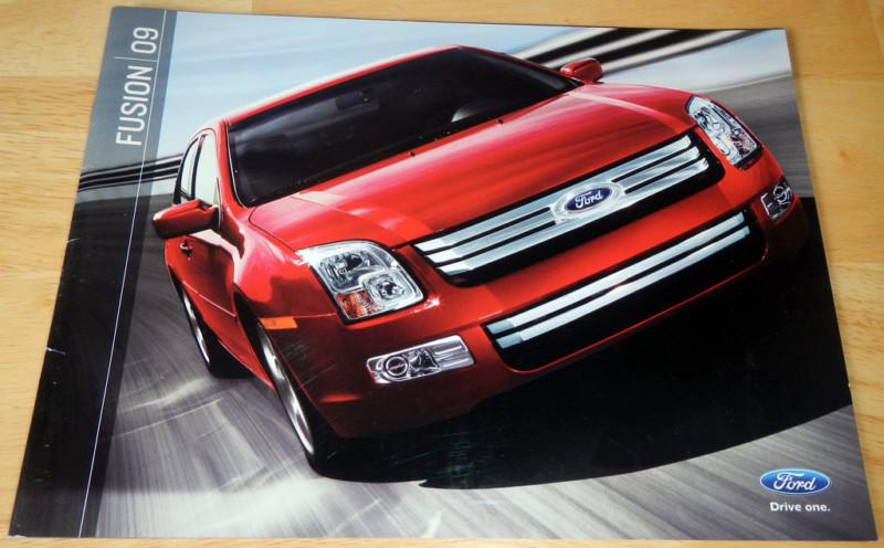 2009 ford fusion original sales brochure