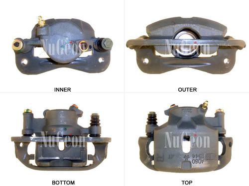 Nugeon 22-01568r front brake caliper-reman semi-loaded caliper sold exchange