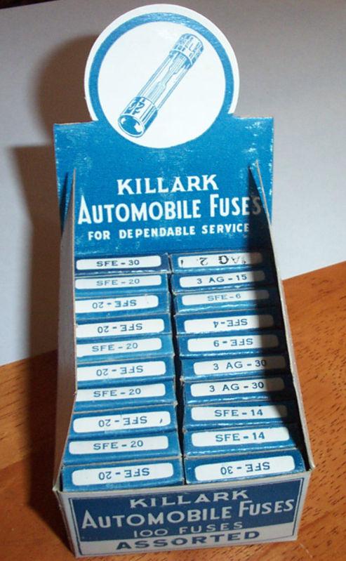 Killark automobile fuses~100 assorted fuses~new in original box~car fuses