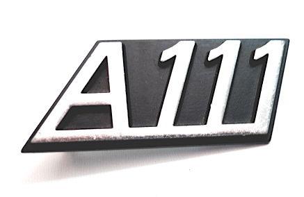 Autobianchi a 111 script emblem nos new