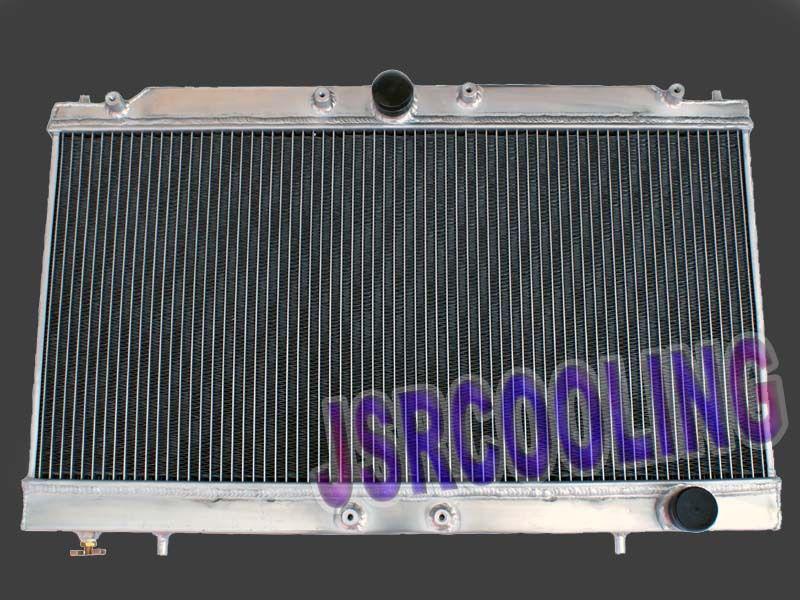 2 row aluminum performance radiator for 95-99 eclipse 2g talon 2.0l turbo mt new