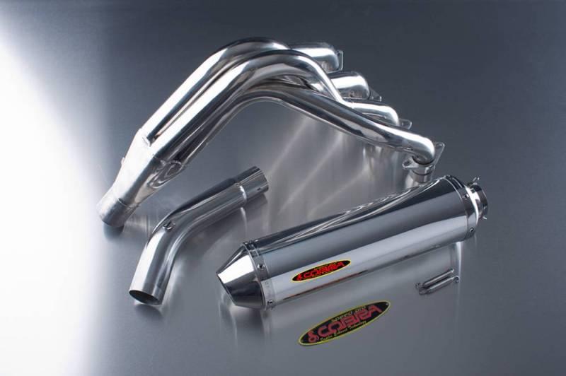 Honda cb 750 boldor 79-83 cobra exhaust full system 4in1 streetcone muffler