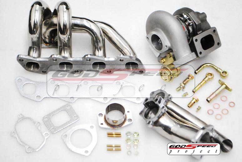 Gsp nissan s13 s14 240sx ka24 ka24de td05 manifold 18g turbo set up kit + elbow