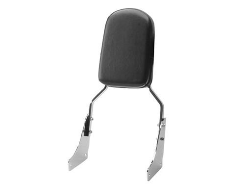 Sissy bar backrest motorcycle passenger seat pad for honda shadow ace tourer