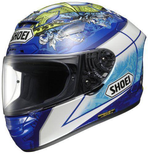 Shoei x-twelve bautista bautista tc-2 blue white l 59-60cm helmet free ship