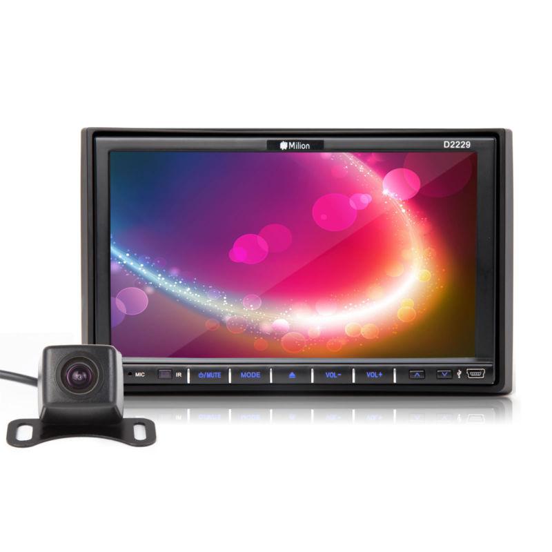 Milion 7" double 2 din digital car radio stereo dvd screen player usb cd camera