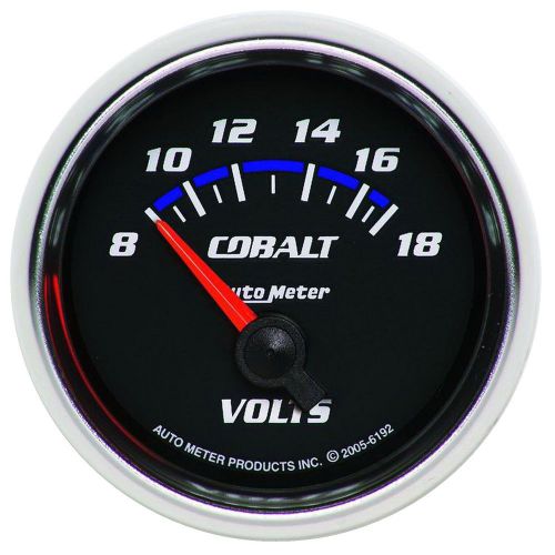 Auto meter 6192 cobalt; electric voltmeter gauge