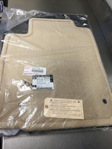 Lexus es350 2007-2011  4 pcs camel  floor mats oem pt206-33100-09