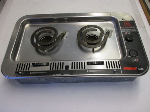 Orico 4300 alcohol or electric run stove for boats or campers