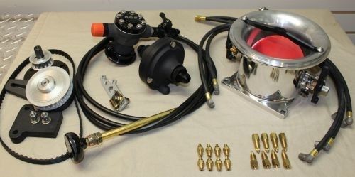 5&#034; enderle single throttle billet , with complete kit - use on 475 or larger  en