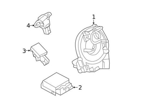 Genuine 2011-2016 ford clockspring gc3z-14a664-a