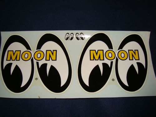 Vintage  moon eyes decals genuine registered dean moon signed