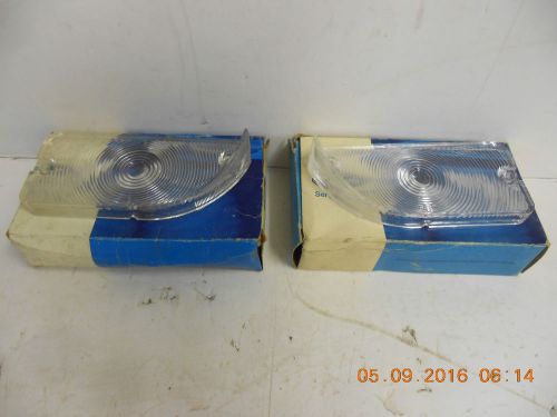 One pair park lamp lenses, 1970 maverick nos