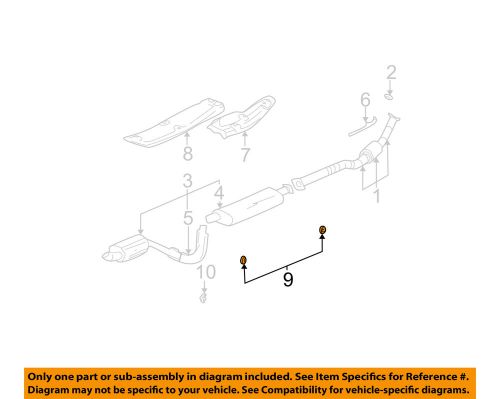 Gm oem exhaust-insulator 15120137