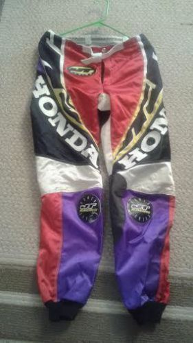 Nice!! vintage jt racing honda pants  (kevlar re-inforced)