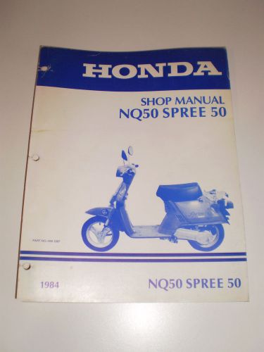 Honda nq50 spree 50 1984  official shop service repair manual