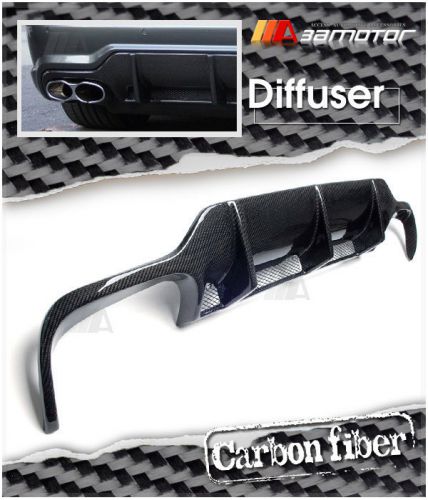 Carbon fiber rear diffuser for mercedes r230 sl63 sl65 amg bumper 4 tips exhaust