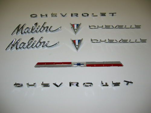 64 chevelle malibu emblem kit