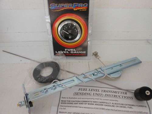 Fuel gauge and sending unit by superpro #2800 &amp; #8038 matching set!!!