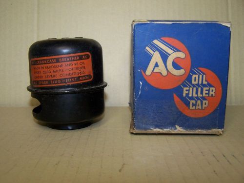 Early gm chevy cadillac pontiac ? nos ac oil breather / filler cap  fb-2 1552229