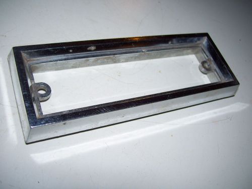 1965 - 1972 dodge mopar door light bezel 2572776 chrome interior   -     - d154