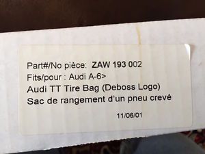 Audi tire bags zaw 193 002 - set of 4 - brand new