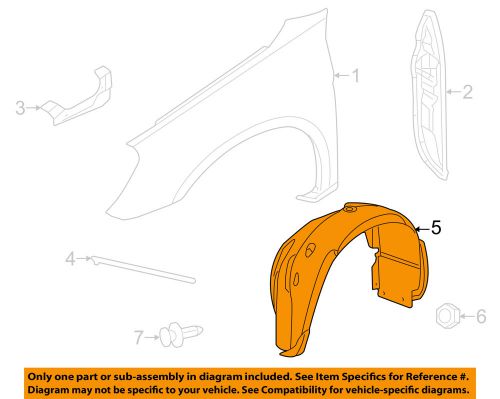 Chrysler oem 13-14 200-fender liner left 68143765ab