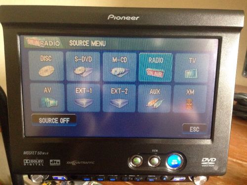 Pioneer avic n3 6.5&#039;&#039; wide  touch screen cd/dvd/nav. system  player.great cond!!