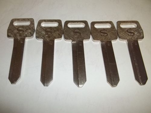 Lot of 5 ford key blanks 1965-1988 h51 groove ignition door new.