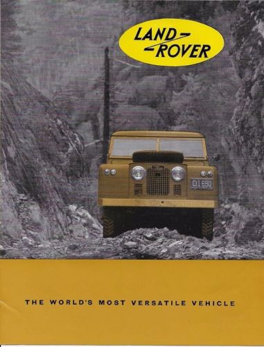 1960 land rover original brochure near mint