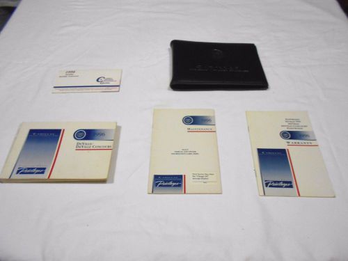 1996 cadillac deville / deville concours owner manual 4/pc.set &amp; cadillac  case