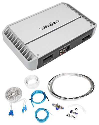 Rockford fosgate punch pm500x2 500 watt marine boat 2-channel amplifier+amp kit