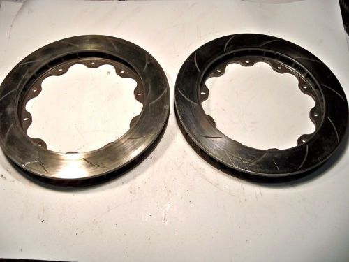 Brembo 1 1/4&#034; rear brake rotors 10 bolt nascar arca #09.9222.71 &amp; .81