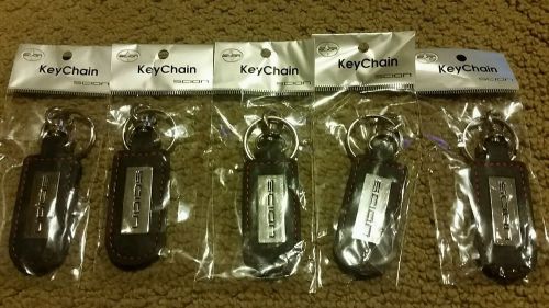 Scion keychains in factory packaging lot x5 - red stitching